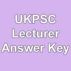 UKPSC Polytechnic Lecturer Paper Solution