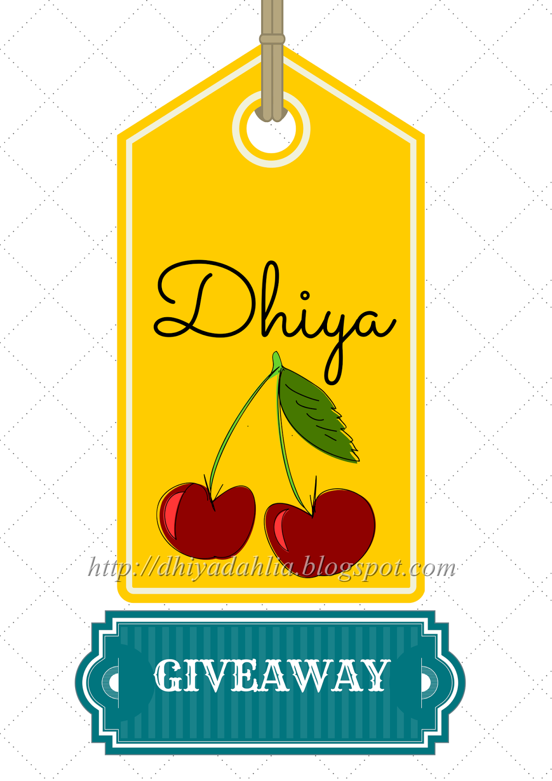 http://dhiyadahlia.blogspot.com/2014/08/dhiyas-first-giveaway.html