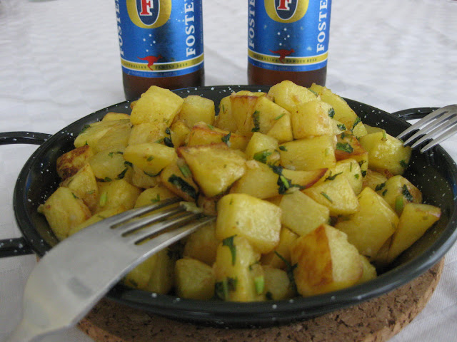 Patatas Picantes Con Cilantro
