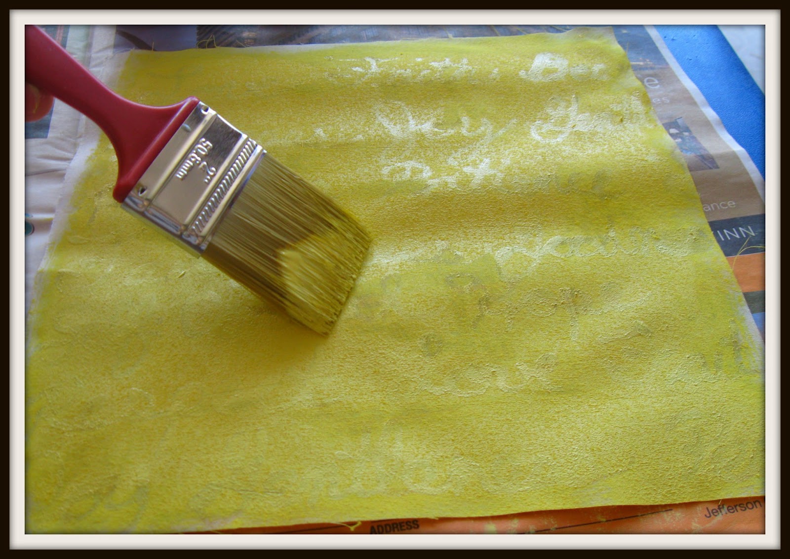 Gina's Craft Corner Glue Resist Technique on FabricHow to...