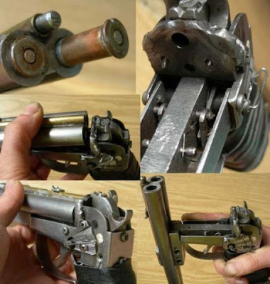 shotgun pistol working inner components picture