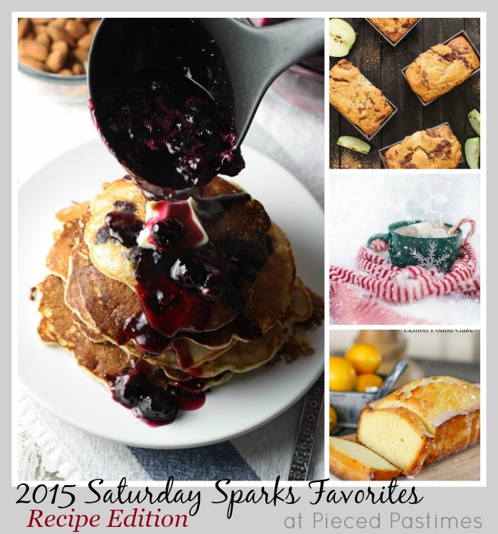 Pieced Pastimes 2015 Favorites from Saturday Sparks Recipe Edition