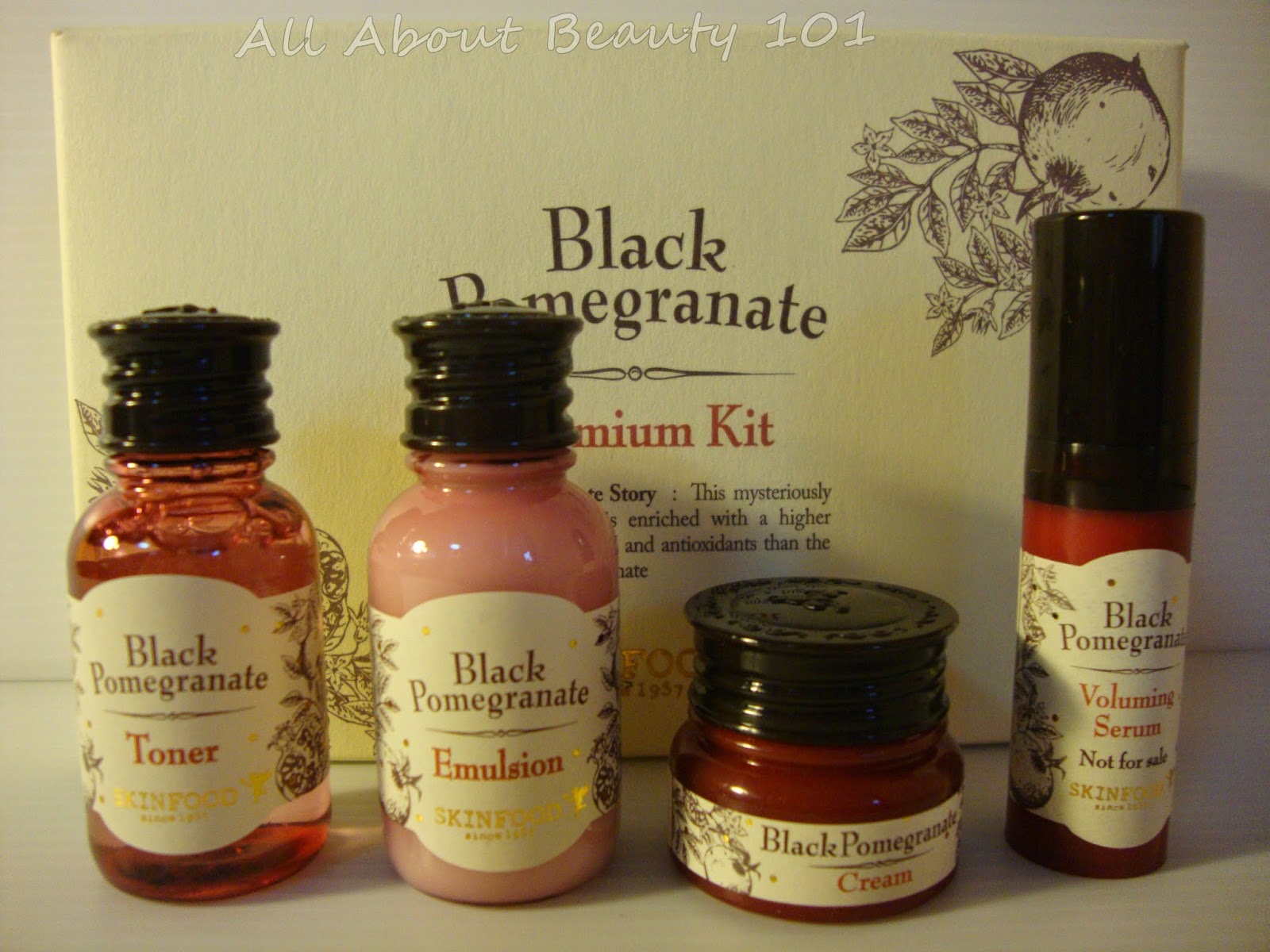 Skin Food Black Pomegranate Premium Kit All About skin food black pomegranate premium kit all about