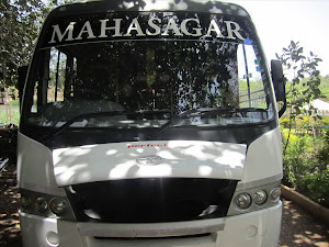A/C  Tourist bus.Rajkot to "Lion Safari Camp".(Wed 16-5-2012)