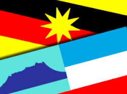 Combination Sabah & Sarawak Flag