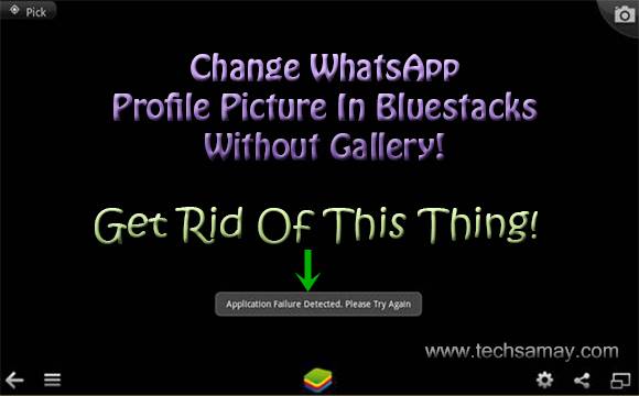 Bluestacks Gallery error WhatsApp DP Bluestacks Gallery error WhatsApp DP