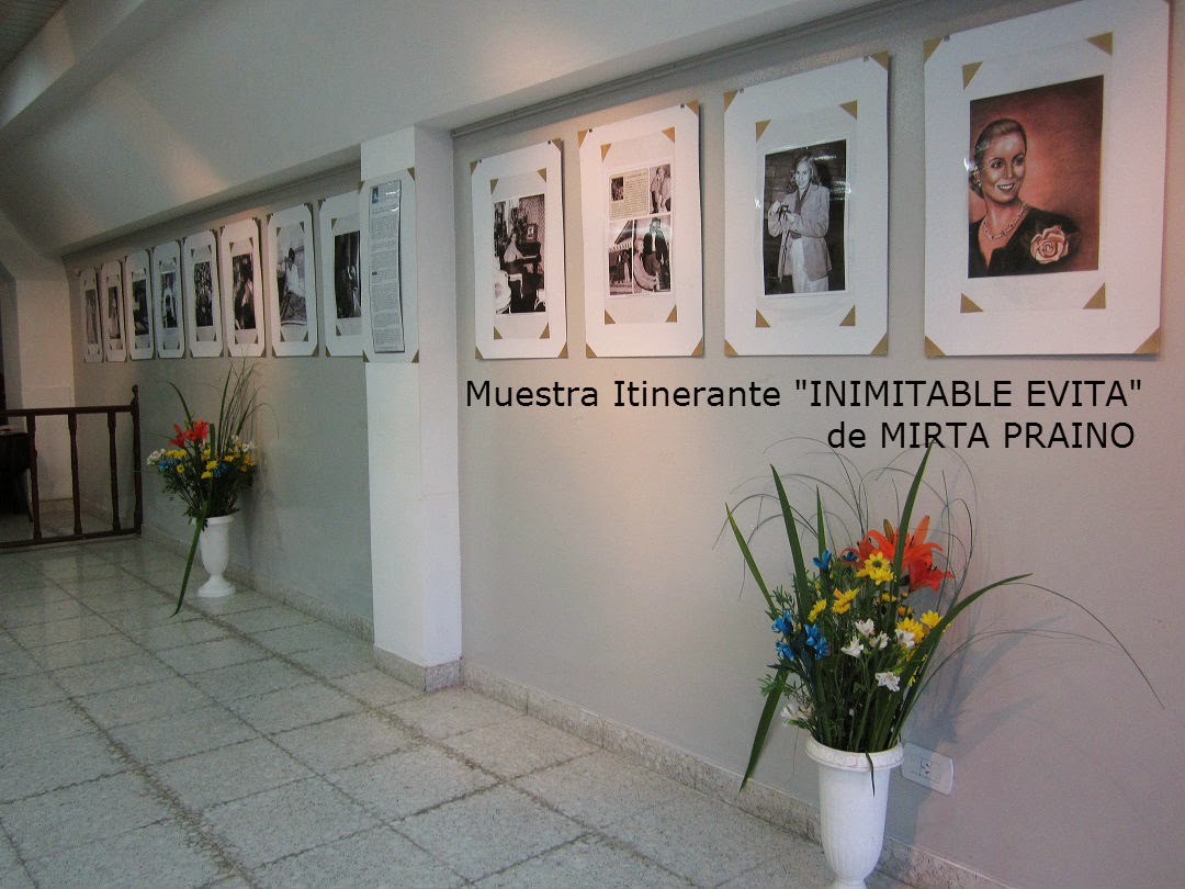 "INIMITABLE EVITA" MUESTRA Fotografica ITINETANTE