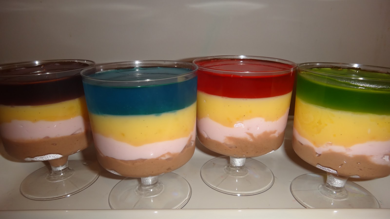 Jordy's Cooking LOW CALORIE MULTI LAYER DESSERT CUPS