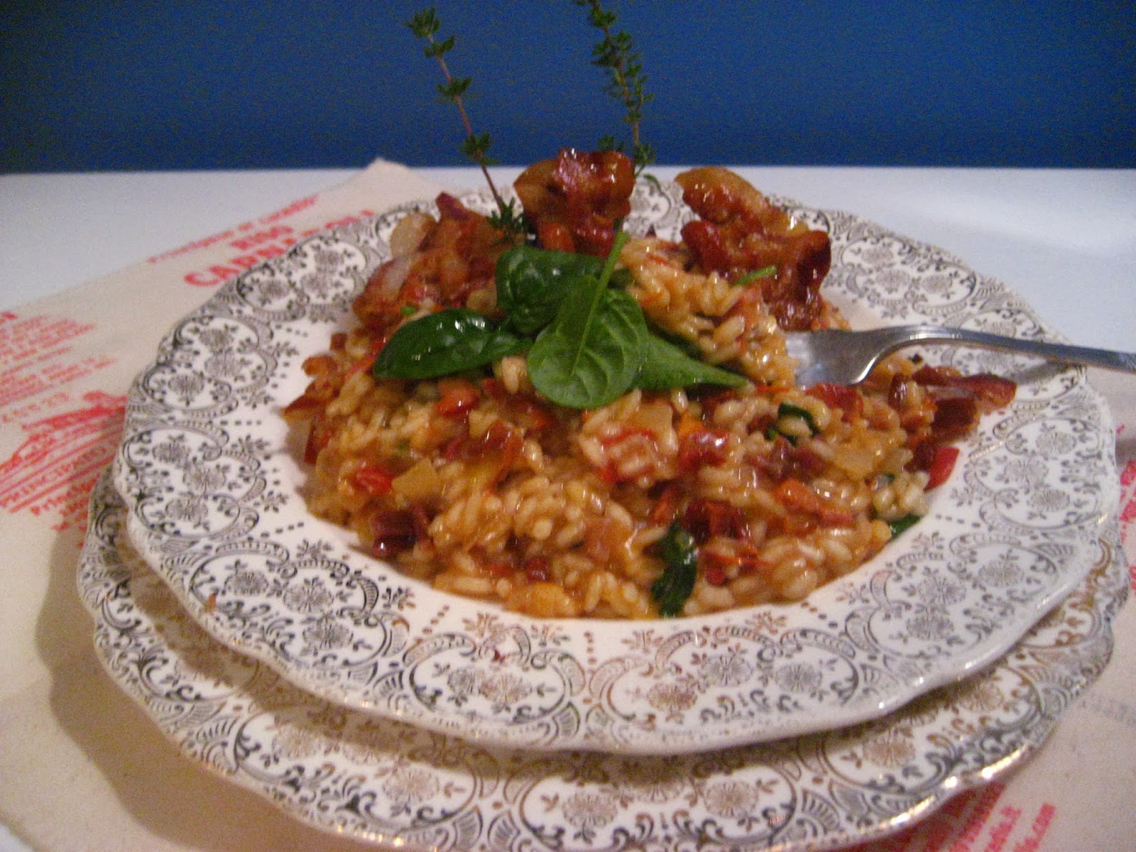 Marie est dans son assiette! Risotto carnaroli «la totale»
