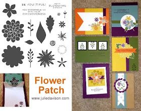 Stamp of the Month Club with Stampin' Up! Flower Patch -- card kit by Julie Davison www.juliedavison.com #stampinup
