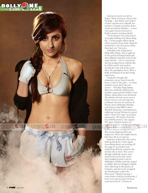 Sexy n Hot: Soha Ali Khan Bikini Pics, Navel Show Fhm June 2012 - FamousCelebrityPicture.com - Famous Celebrity Picture 