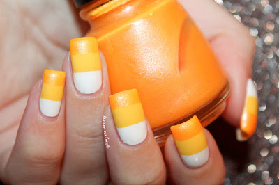 Candy Corn Nail Art