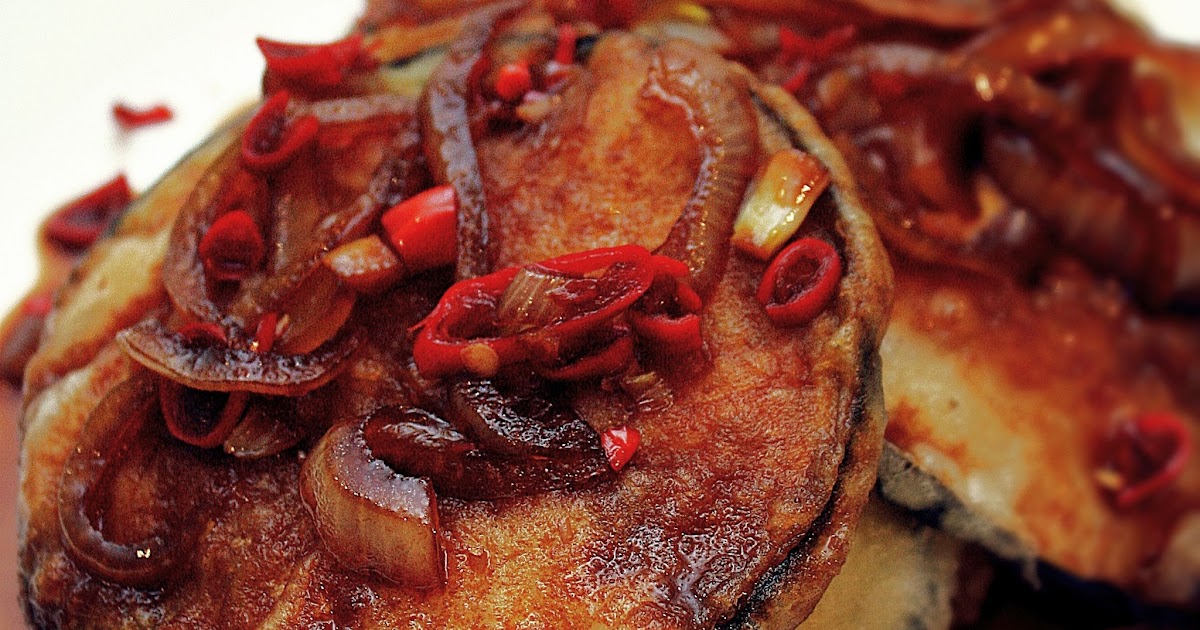 To Food with Love Eggplant Fritters with Chilli and Sweet Soy