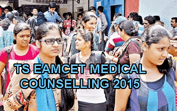 TS EAMCET Medical Counselling 2015 BDS/MBBBS Rank wise List TS Eamcet Medical Counselling Schedule 2015, TS Eamcet 2015 MBBS/BDS Counselling Dates Rank wise list today, Telangana Eamcet Medical Web Options Rank Wise, TS Eamcet Medical 2015 Counselling Centers List, Telangana Eamcet 2015 Medical Seat Allotment, TS Eamcet Medical MBBS BDS Counselling List Today