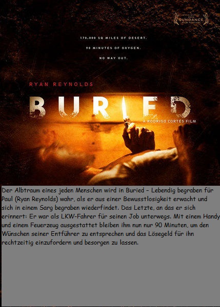 HorrorThriller Buried Lebend begraben