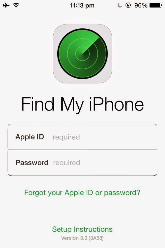 findmyiphone sign in