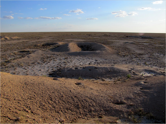 Казахстан, Мангистауская область, плато Устюрт. Мангышлакский полигон. Подземные ядерные испытания.