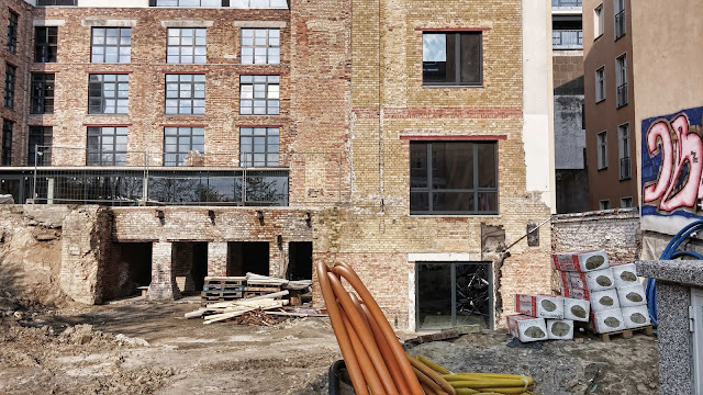 Baustelle Wohnhaus, Bernauer Straße / Strelitzer Straße, 13355 Berlin, 19.04.2014