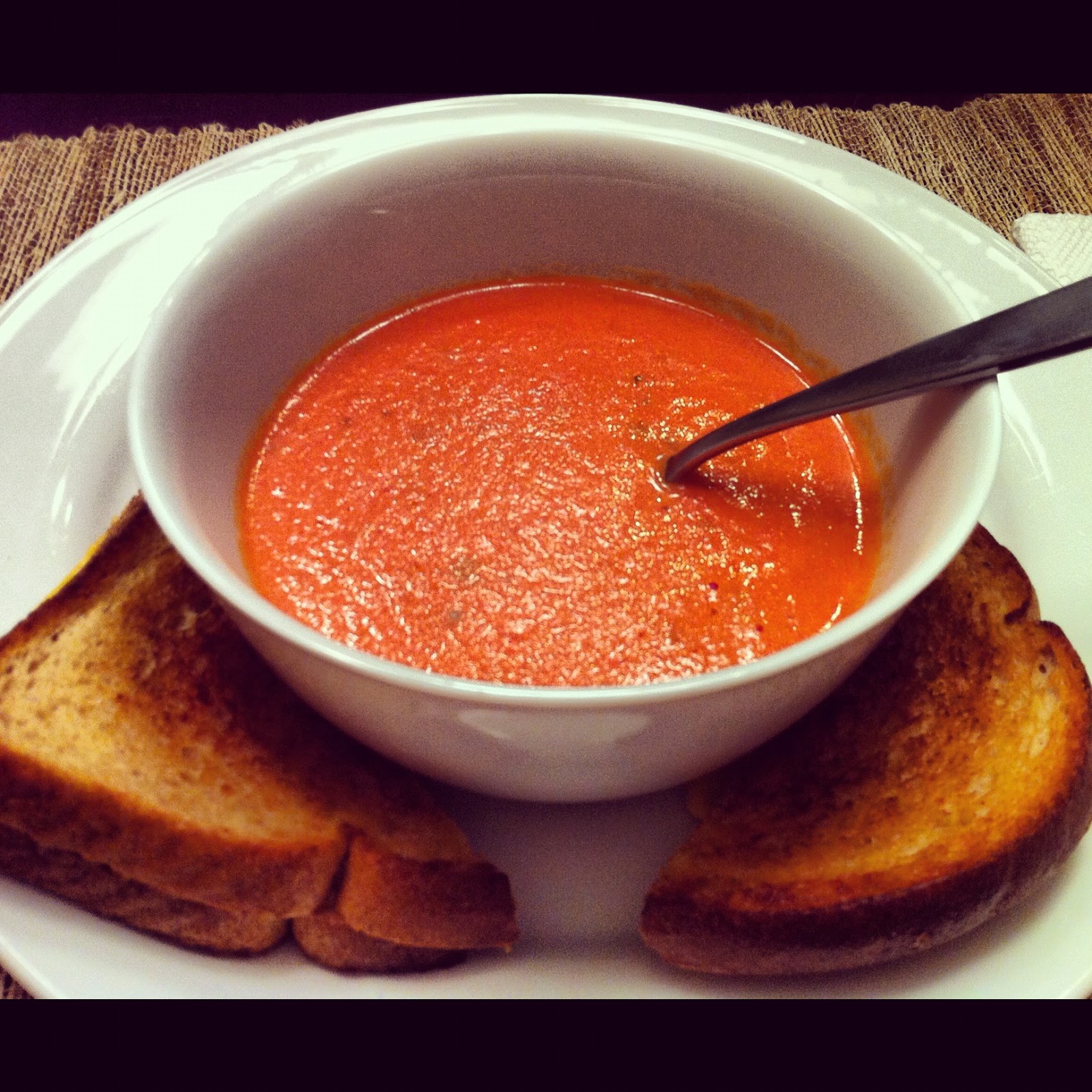 God, Grace, Grits Creamy Tomato Basil Soup