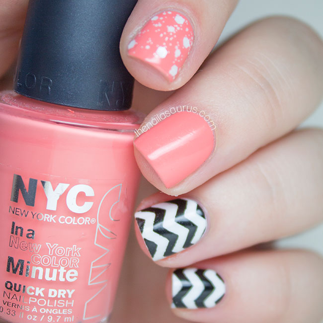 Peaches and Cream The Nailasaurus UK Nail Art Blog