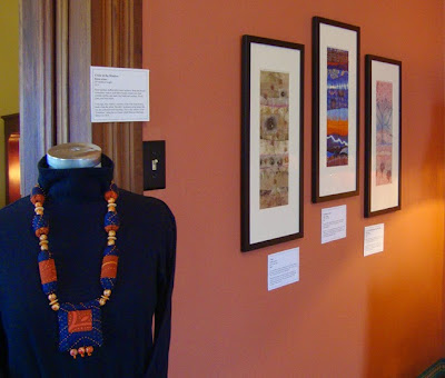 Beadlust - exhibition of Robin Atkins bead embroidery at La Conner Quilt Textile Museum