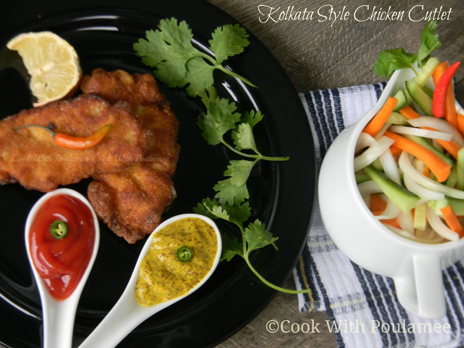 Cook With Poulamee Kolkata Style Chicken Cutlet A Simple One.