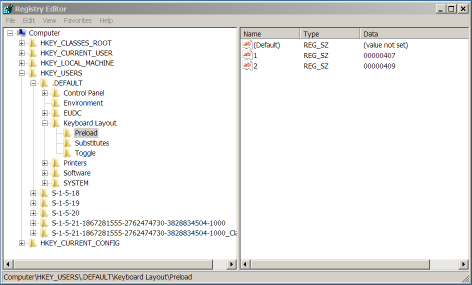 Timo Witza Enterprise IT Consulting Windows login keyboard layout