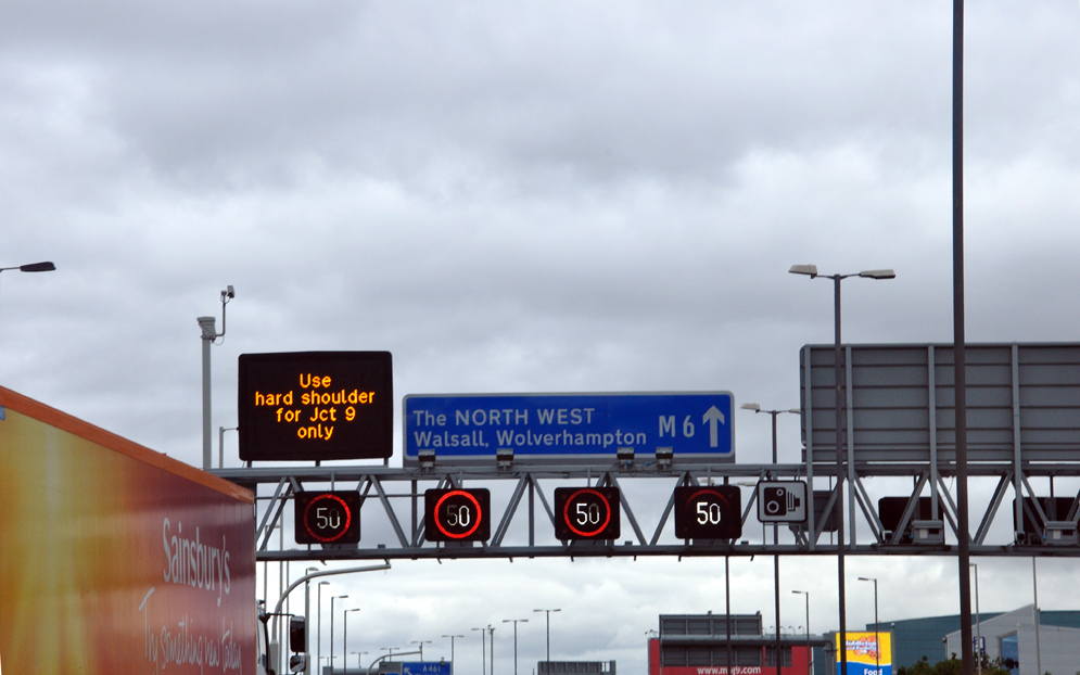 North Fife M6 Birmingham heading North