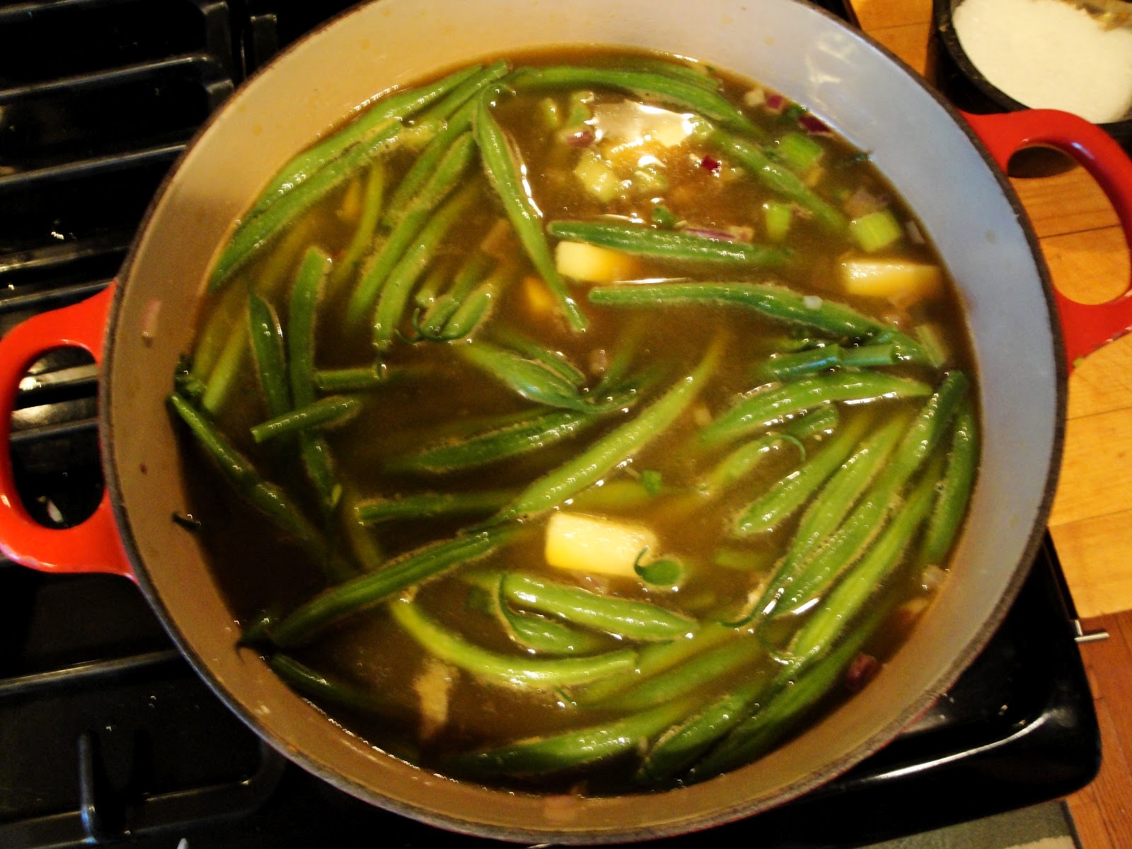 Foody at Fifty + Four French Green Bean Soup