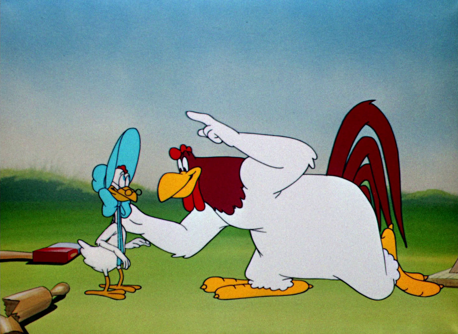 Looney Tunes Pictures: "Lovelorn Leghorn" .