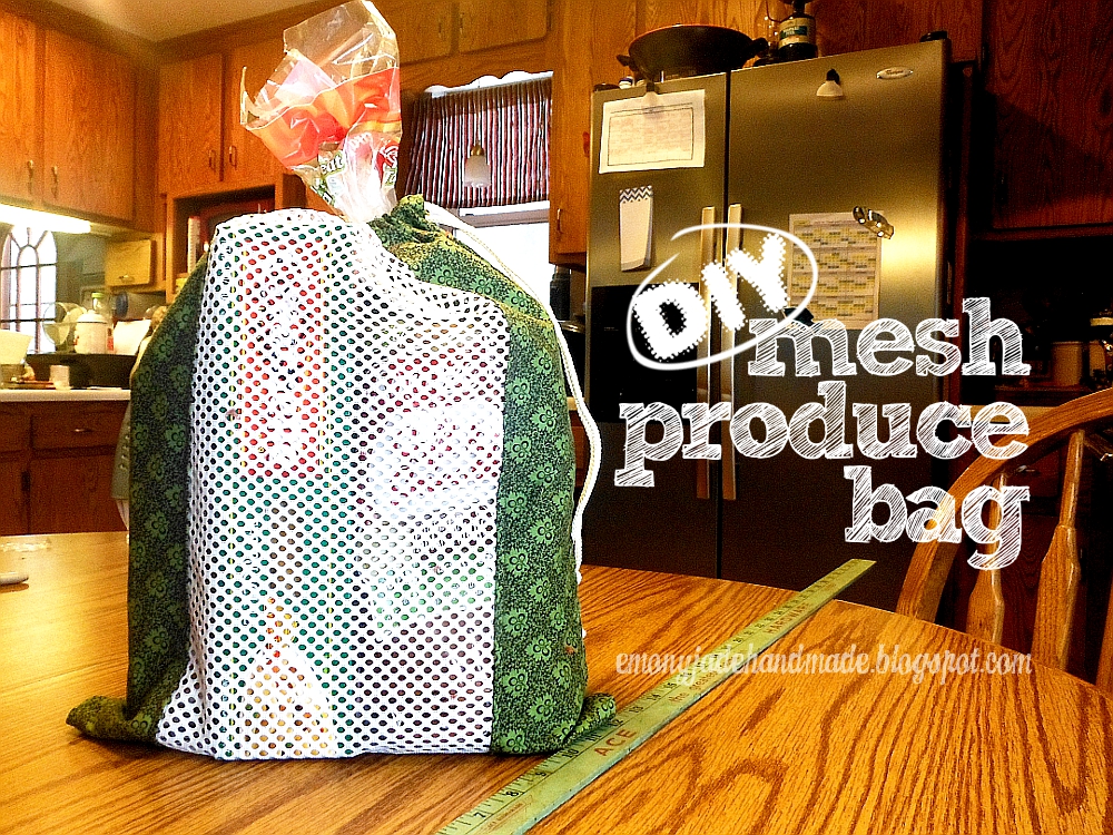 EmonyJade Handmade homegoods and gifts DIY Mesh Produce Bag