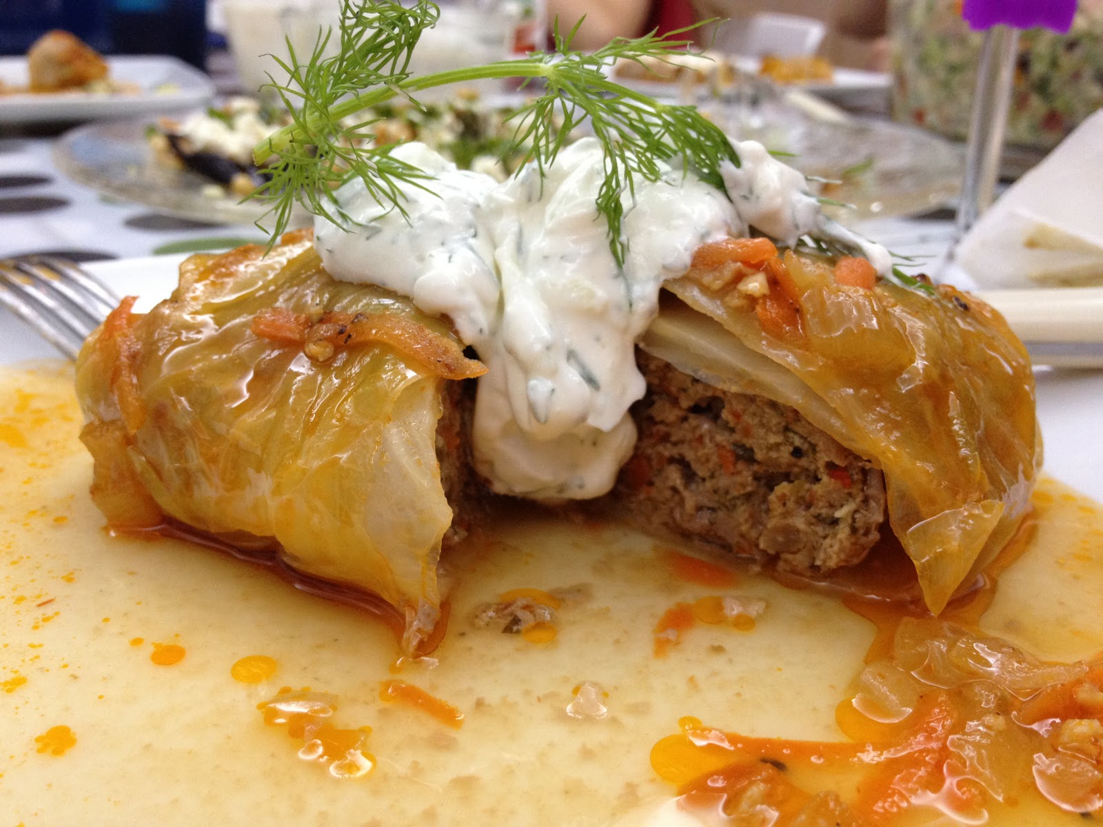 My Meals from Scratch! Lamb Stuffed Cabbage Rolls