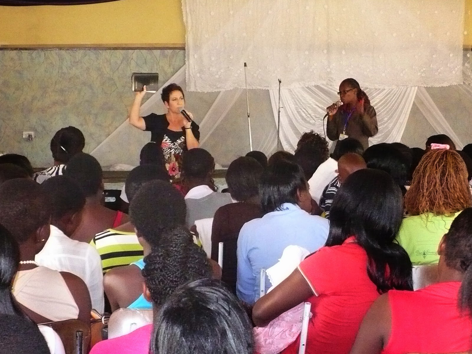 Dr. Deb in Harare, Zimbabwe, Easter 2014