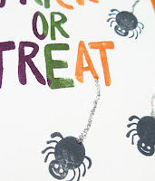 Spider Halloween Card made with Stampin'UP!'s Howl-o-ween Treat Stamp Set