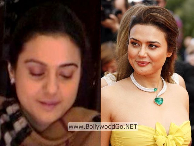 Preity Zinta Real Life Pictures without Makeup
