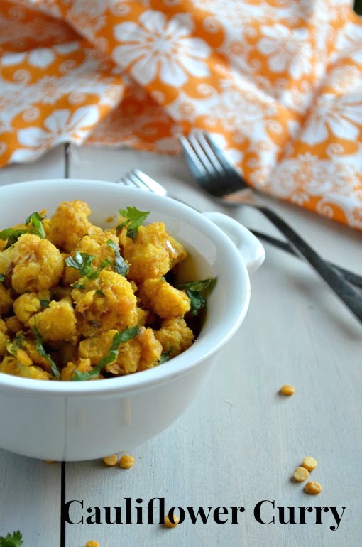 Cauliflower Curry (Dry Version) Nalini'sKitchen