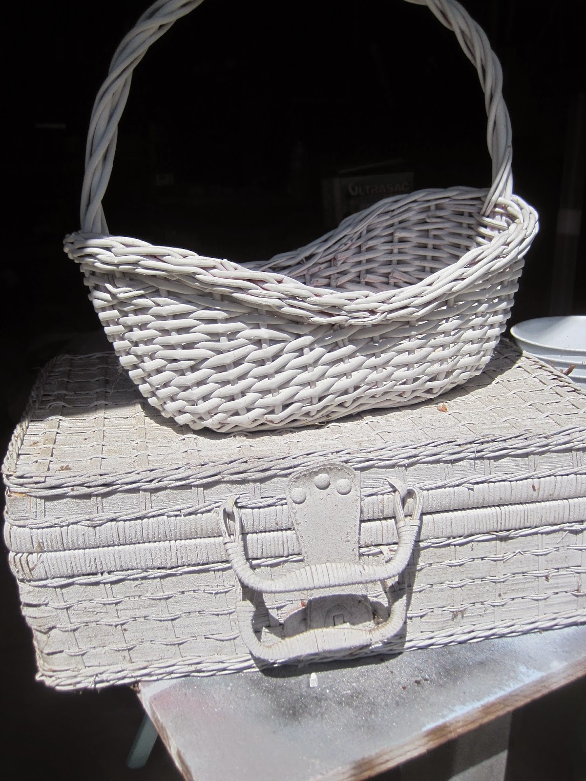 Upcycled Picnic Basket Okio B Designs