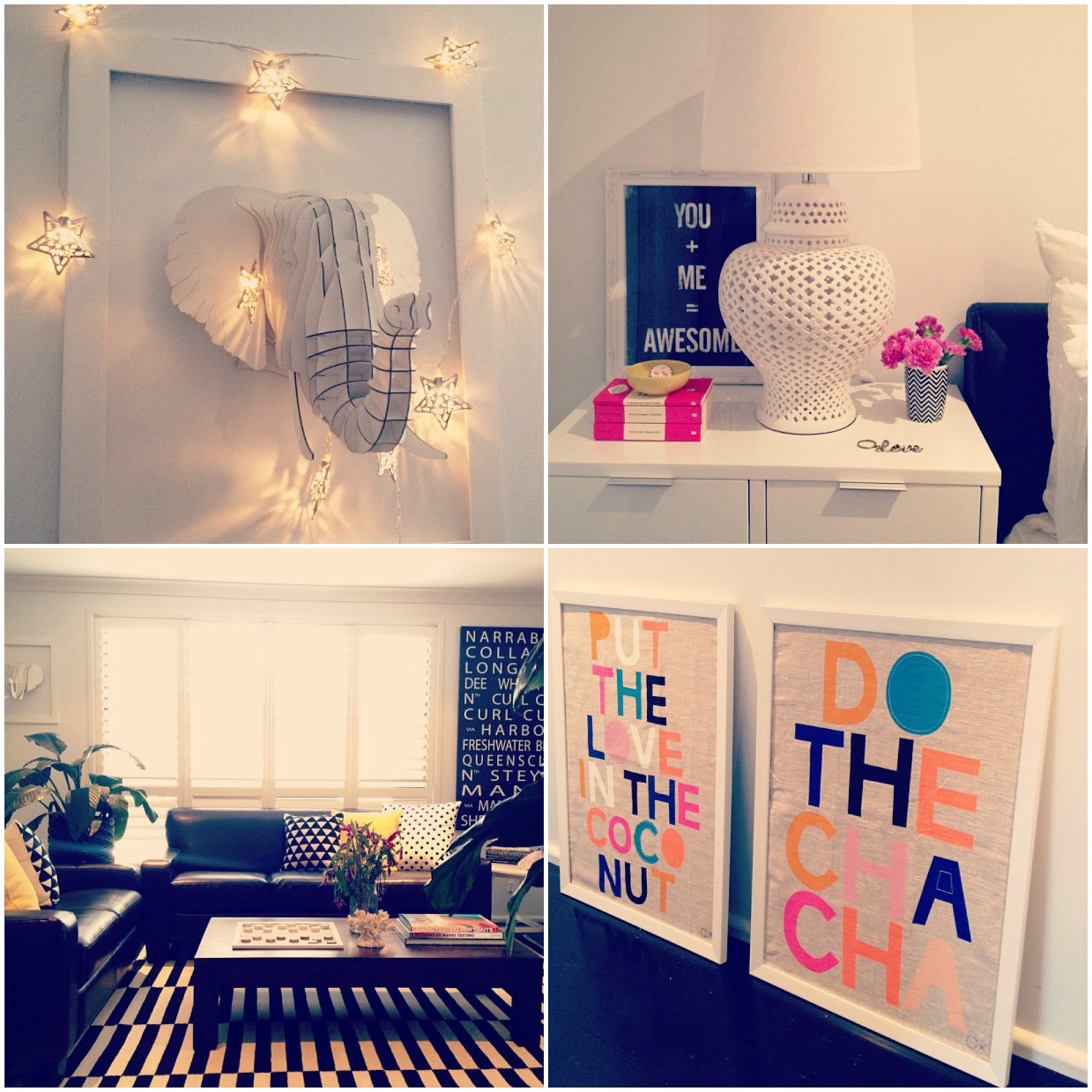 honey and fizz On our walls.... decorating at home.