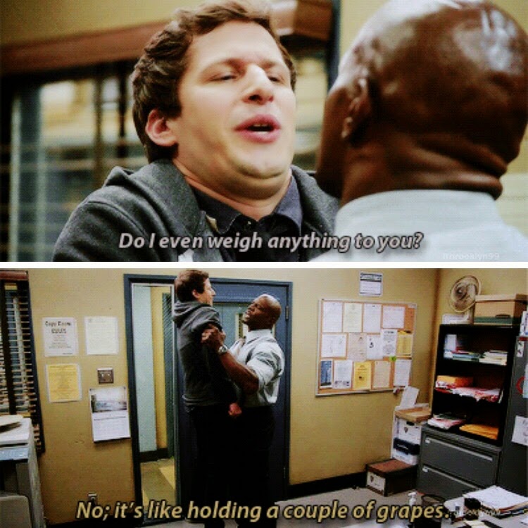 Do i even weigh anything to you, no it's like holding a couple of