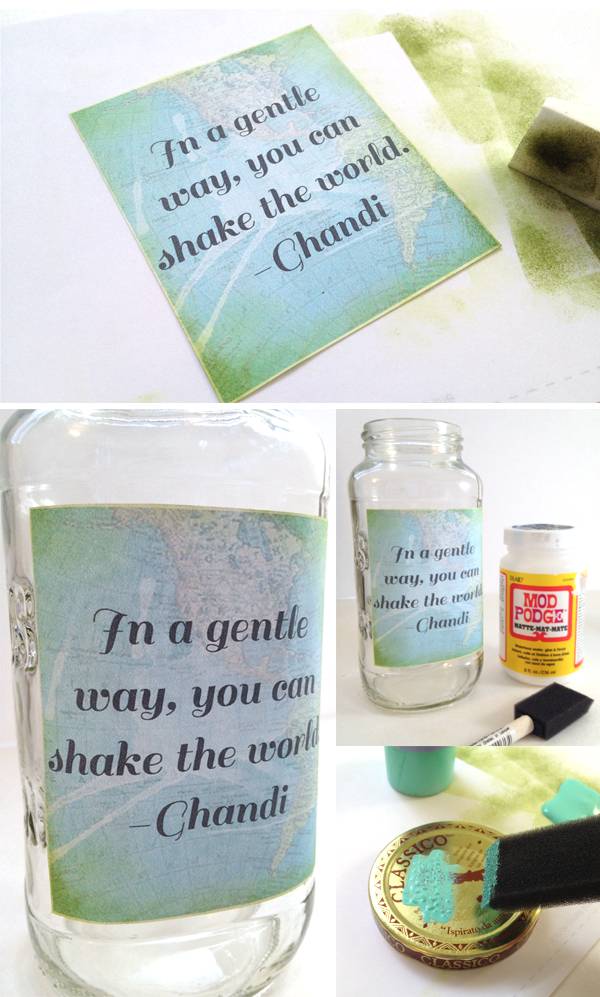 DIY Quote Gift Jar