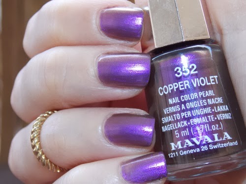 copper violet mavala copper violet swatch, vernis mavala copper violet, mavala polish copper violet, blog vernis facile