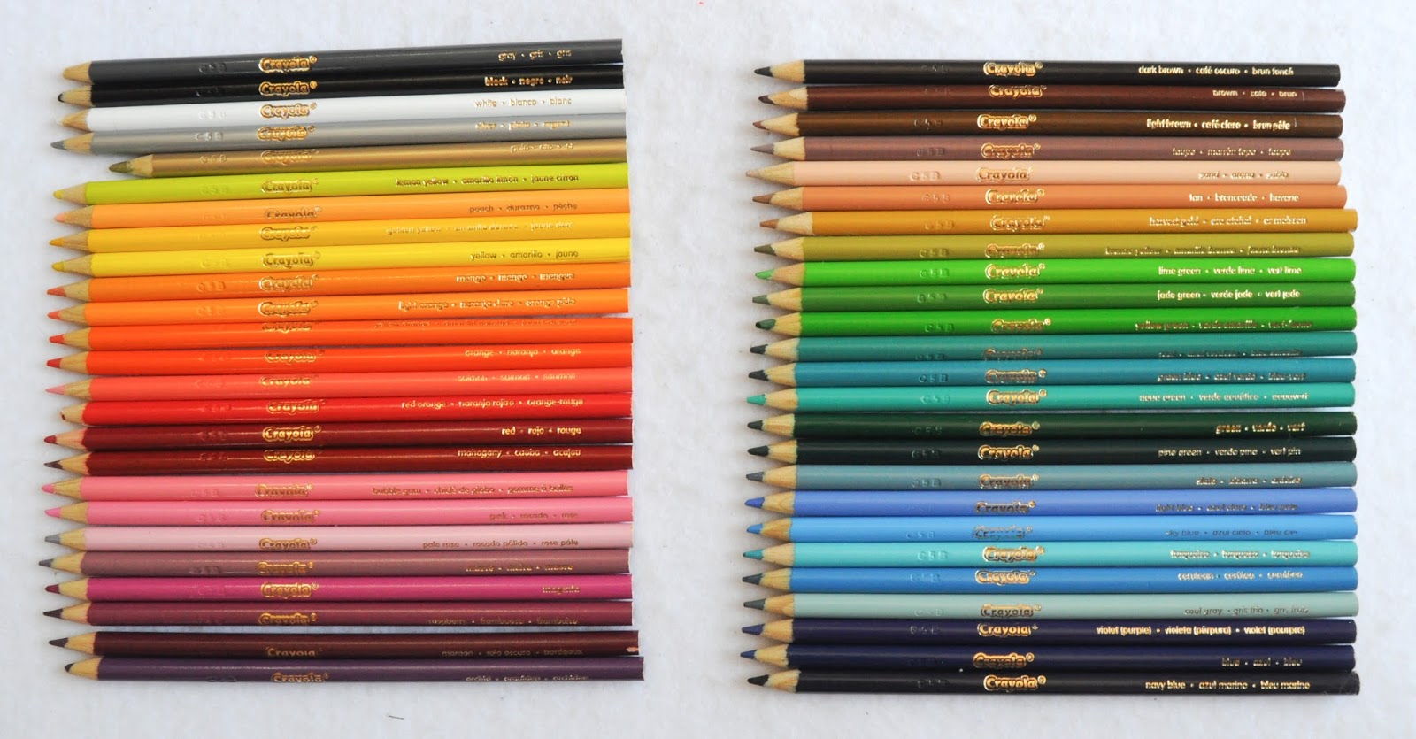 Crayola 50 Count Colored Pencils | Jenny's Crayon Collection
