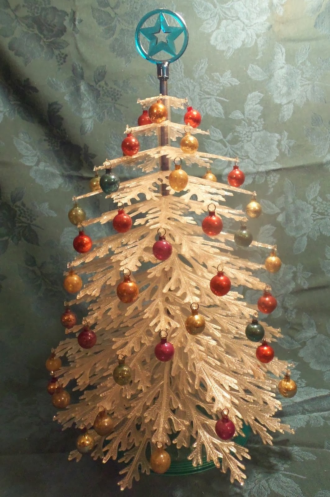 gold country girls Vintage Plastic Christmas Trees