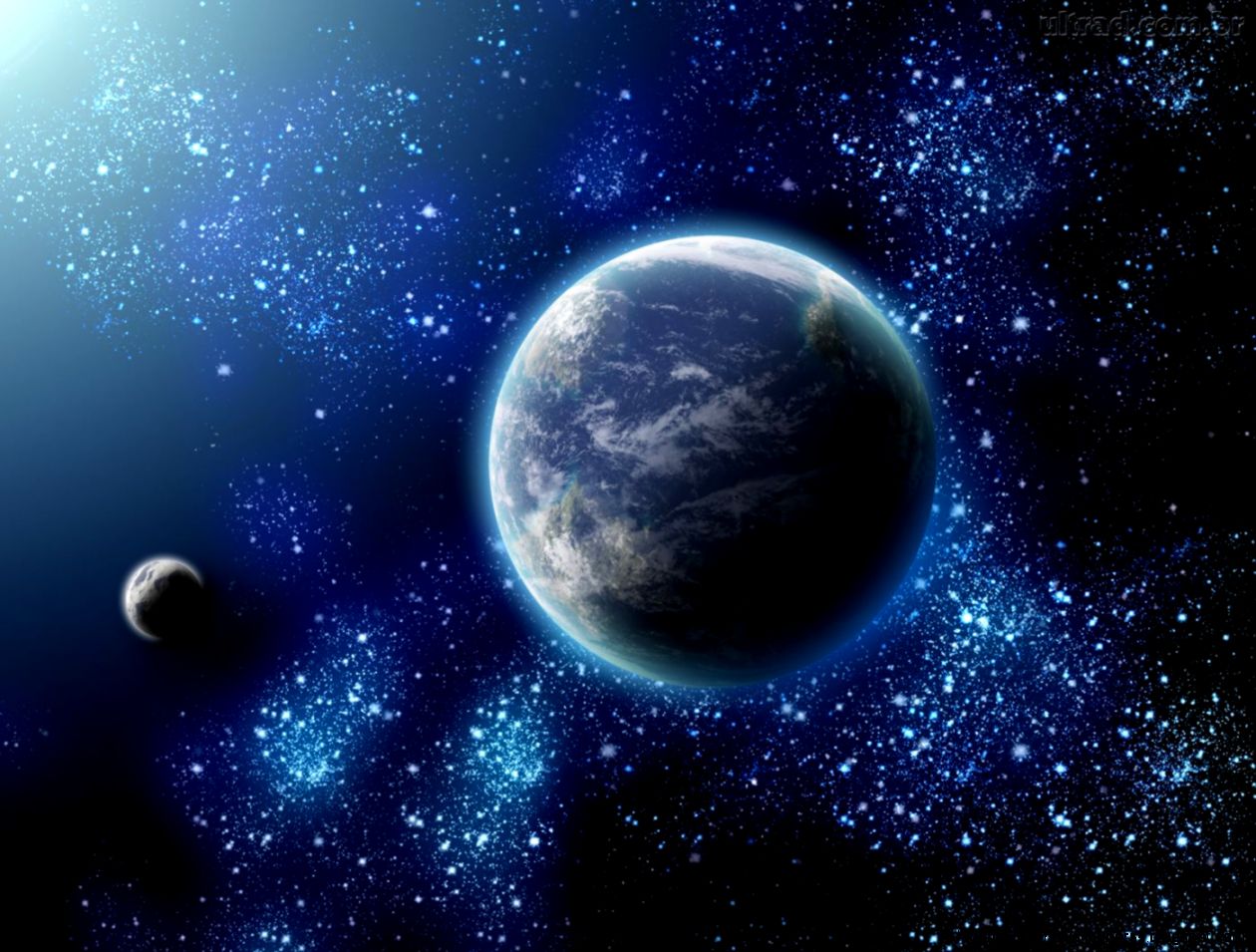 Papel de Parede Vista do Espaço Papel de Parede Vista do Espaço