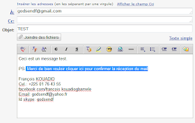 Def Accuse De Reception D Un Mail