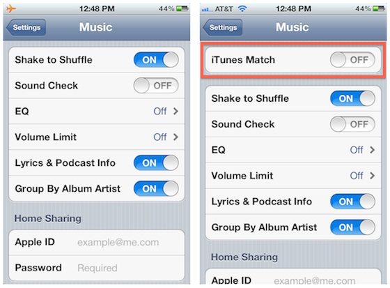 A New Section for iTunes Match Appears in iOS 5 Suggesting a Near Launch
