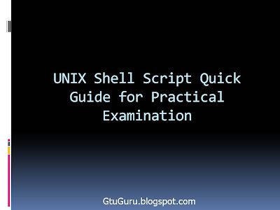 Unix script