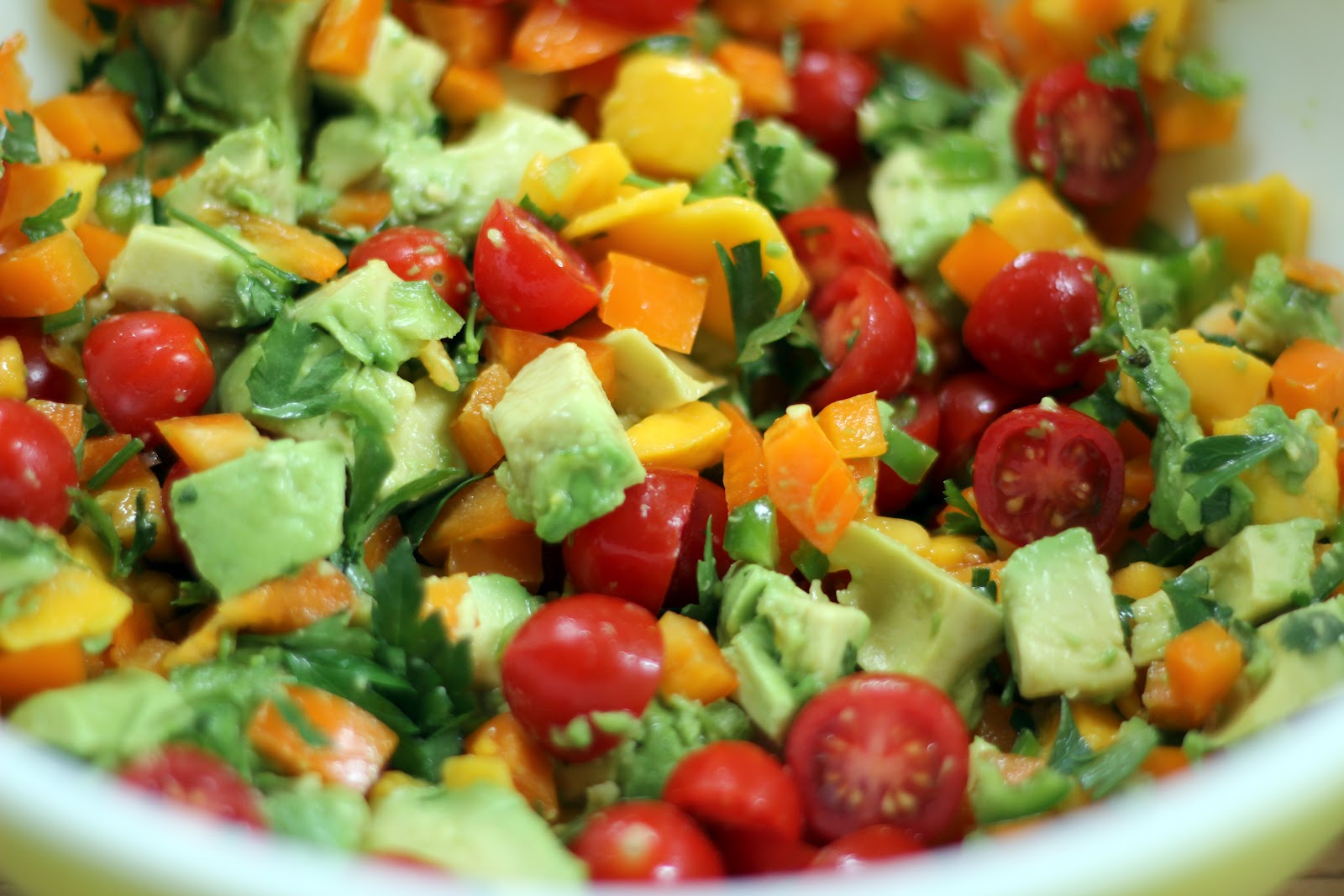 Blue Kale Road Mango Halibut Ceviche