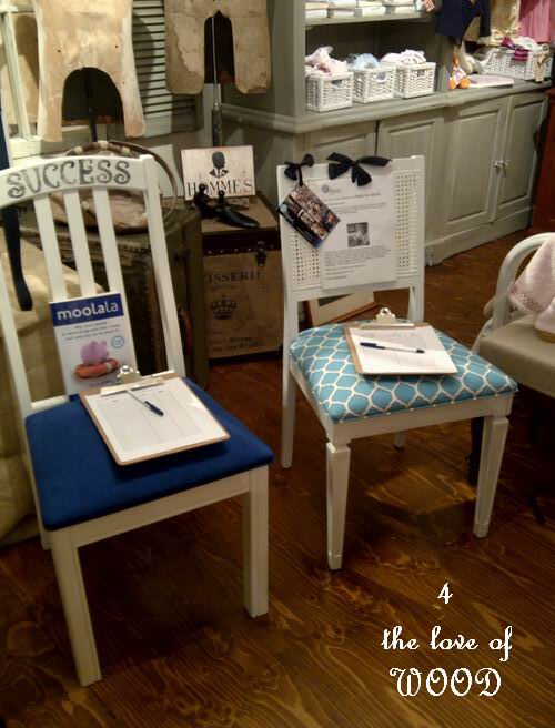 4 the love of wood CHARITY chairs for charity auction