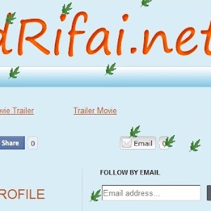 Cara Pasang/Membuat Efek Daun Beratuhan Di Blogger